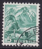 SBK-Nr. 202y (Pilatus, glattes Papier 1936-1938) gestempelt