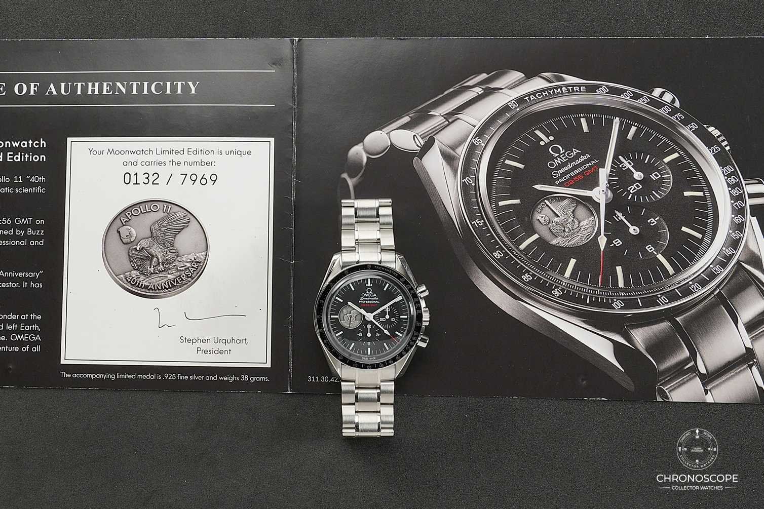 Omega Orologi: Omega Speedmaster Apollo 11 40th Anniversary – Usato da Luzern venduto da ChronoScope6004 5