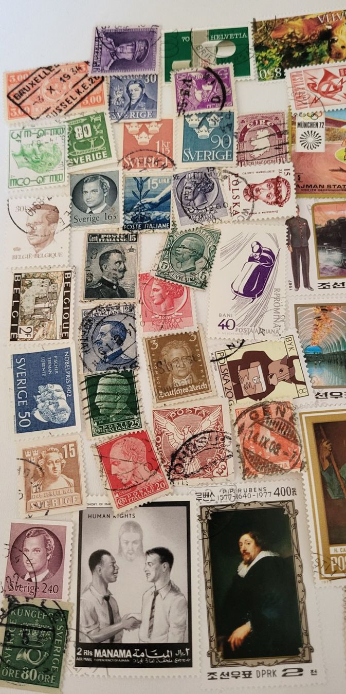 Tutti i francobolli: 50 verschiedene briefmarken ganze welt – Usato da St Gallen venduto da Stampsalshobby 1