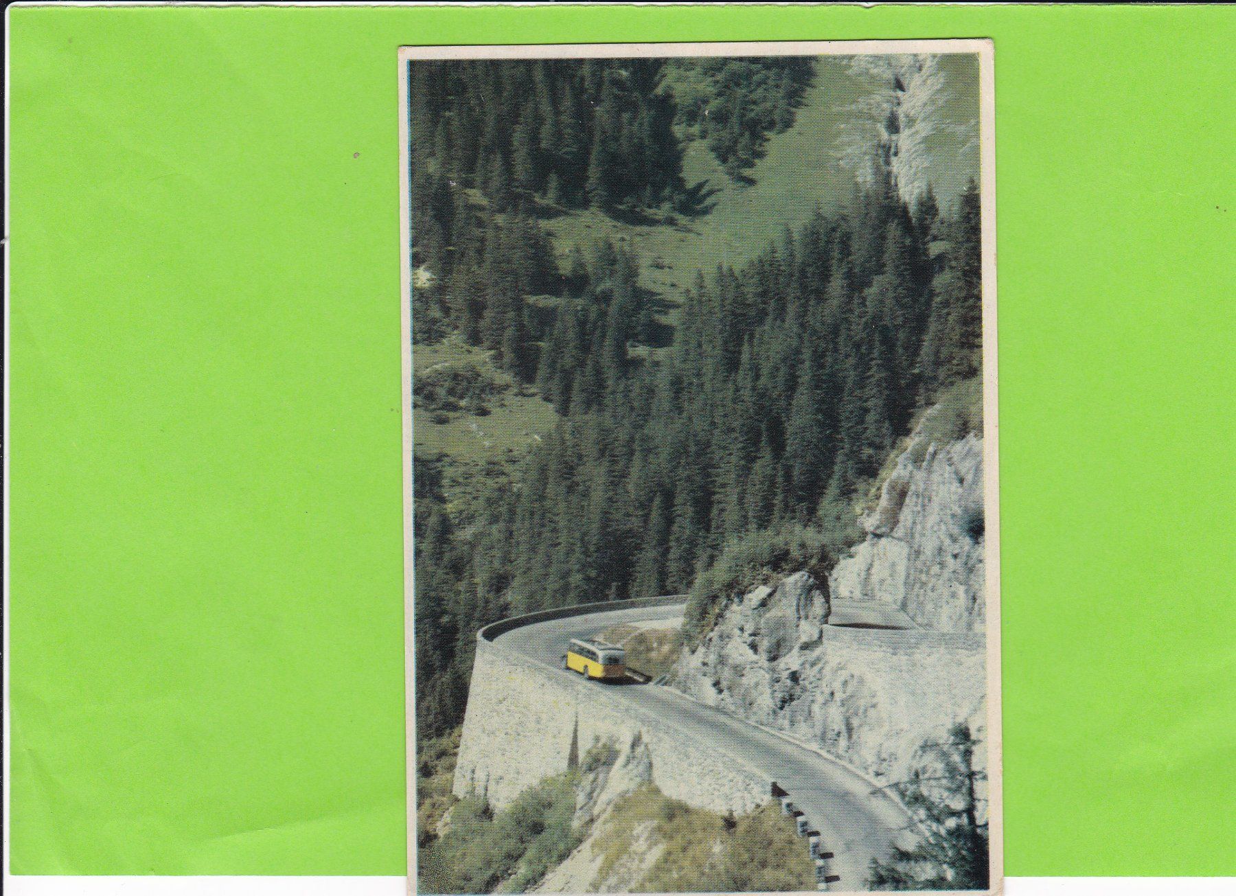 Ansichtskarten: Sustenpass-Postauto – Gebraucht aus St. Peterzell von neckertal