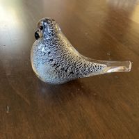 Oiseau en verre de Murano authentique - signé GHISETTI