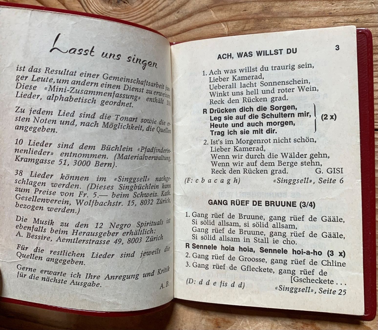 Libri: 4 alte Liederbüchlein aus der Schweiz – Usato da Goldingen venduto da Bergler012 7