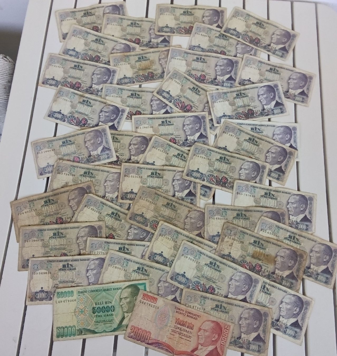 Banconote: 40 Lira Scheine Türkei 1970 – Usato da Feldbach venduto da carlotta111