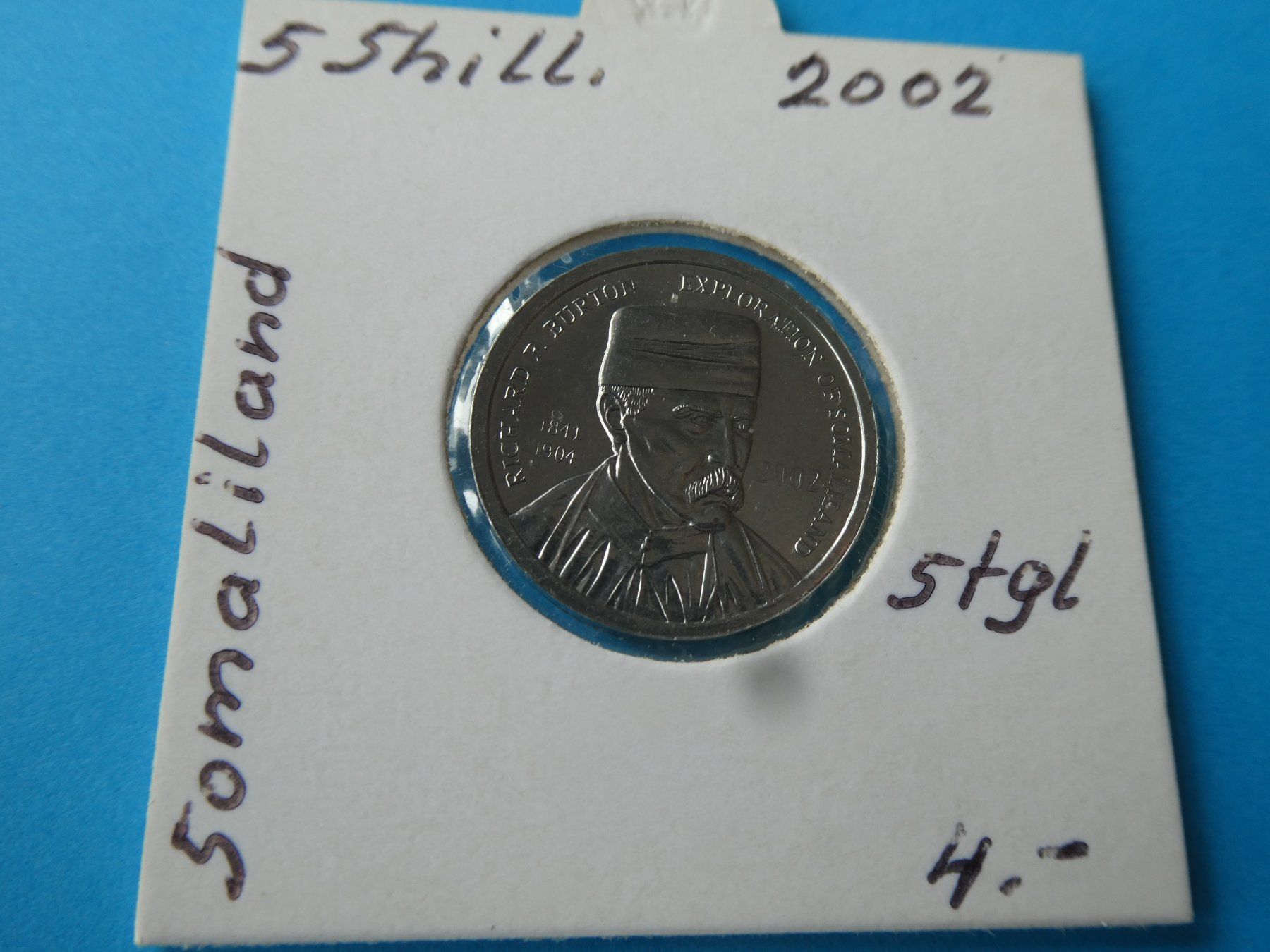 Tutti le monete: Somaliland 2002,5 Shillings  stgl. – Usato da Hinterforst venduto da Rohusri