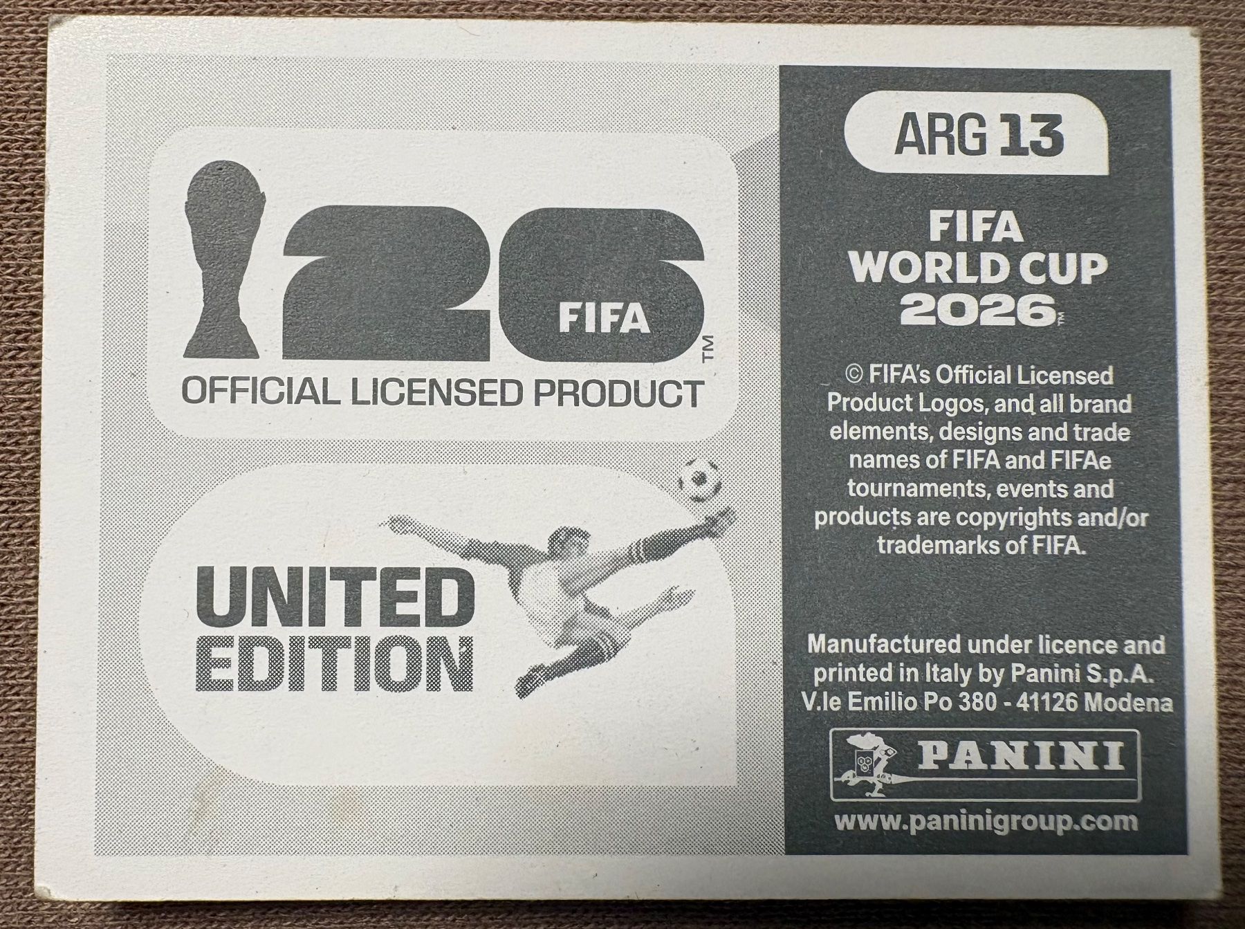 Panini Cartes à collectionner: Panini ARG 15 – Neuf (Voir description) à Schaffhausen par ilo_sq2c 1