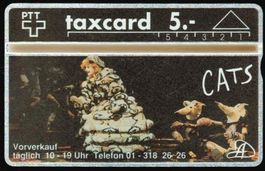 Taxcard 209L_16668 Cats ungebraucht