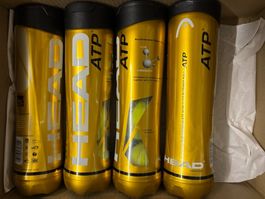 Tennissbälle HEAD ATP 4 Dosen neu ungeoeffnet