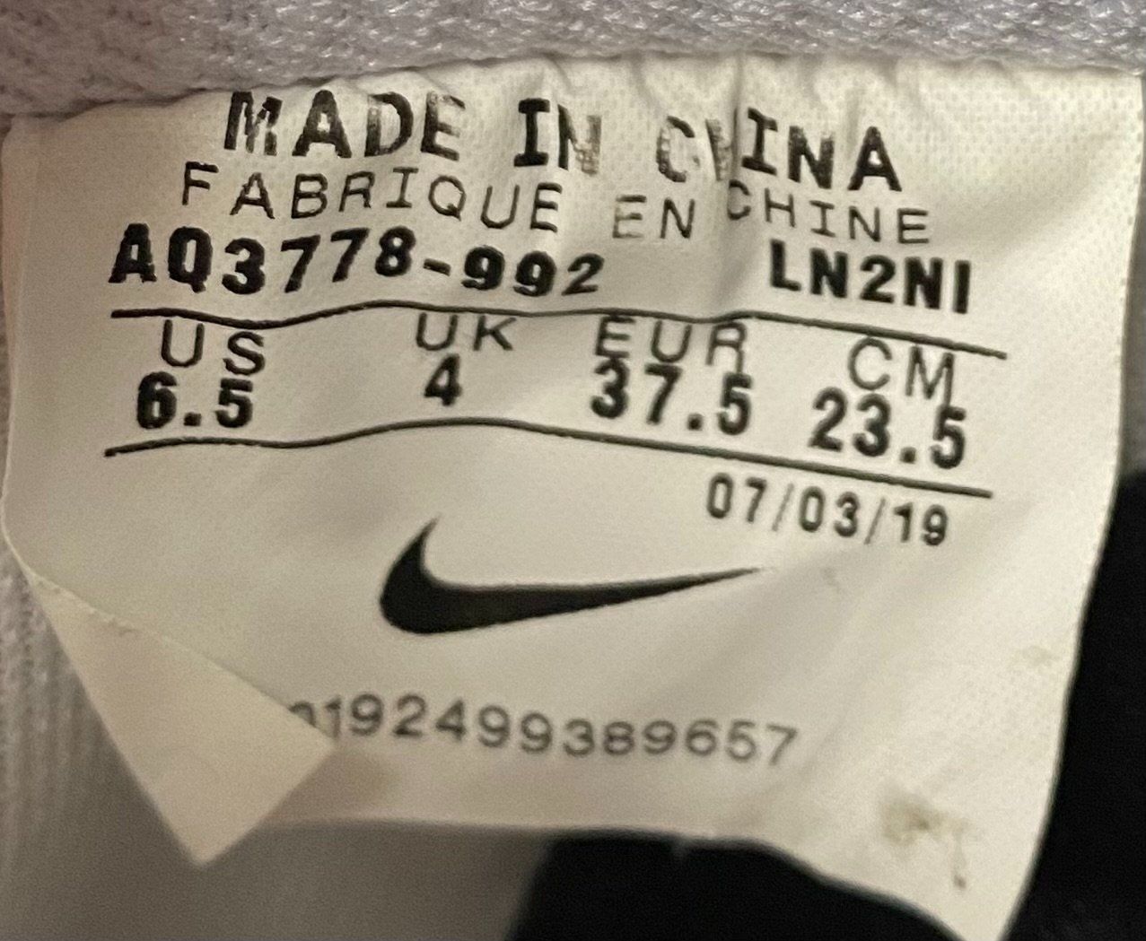 Nike Scarpe per ragazze: Nike Air Force 1  t. 37.5 – Usato da Peseux venduto da Gilloss 5
