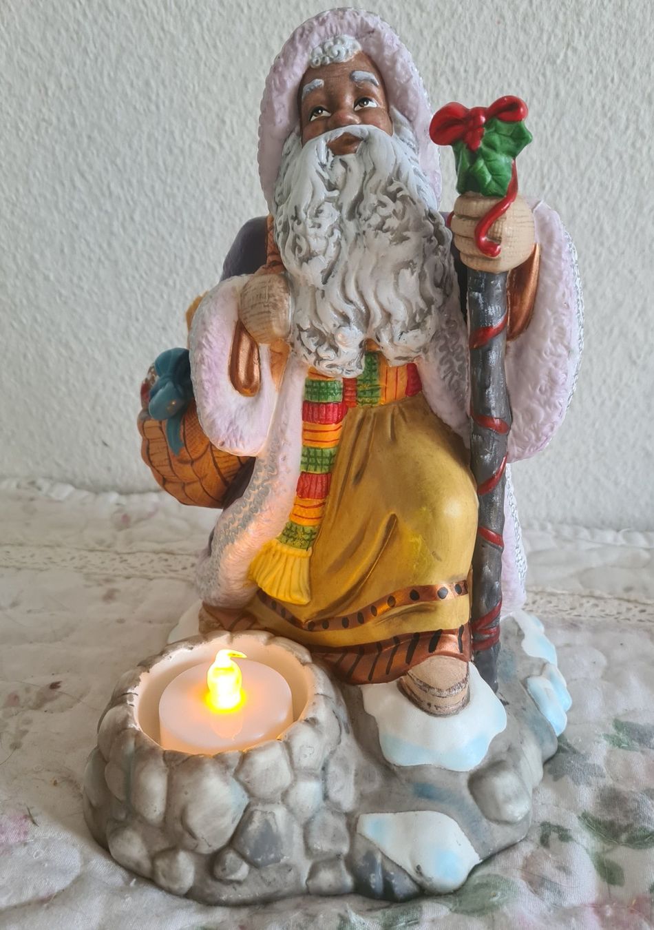 Partylite Tutte le decorazioni: Samichlaus/Nikolaus Teelichthalter, Partylite 22 cm – Usato da Winterthur venduto da bibummi 2