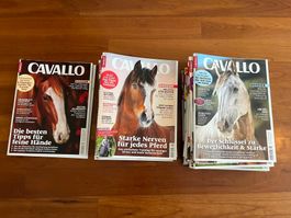 25 Pferdehefte Cavallo 2023 bis 2025 neuwertig