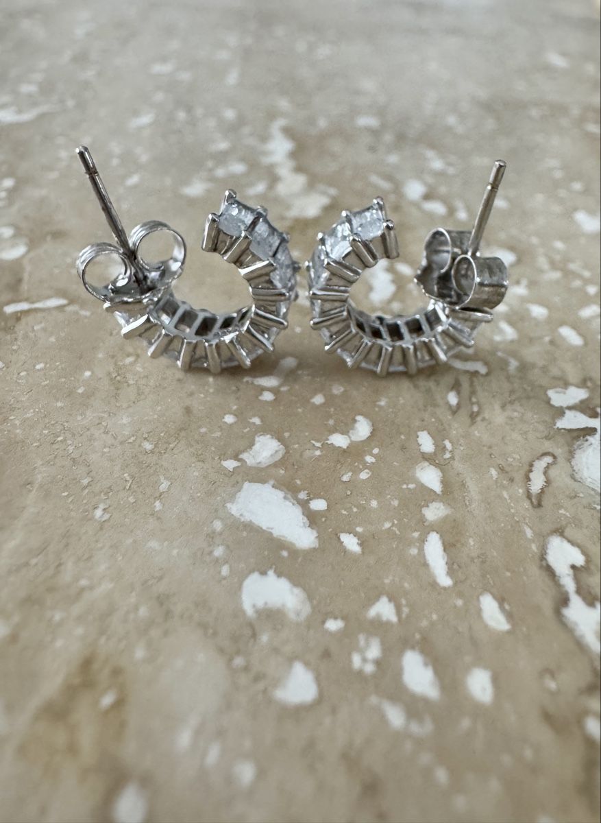 Orecchini pendenti & Orecchini a lobo: Silber Ohrringe mit Zirkonia – Nuovo e nell'imballaggio originale da Oberhasli venduto da Duabelle_official 3