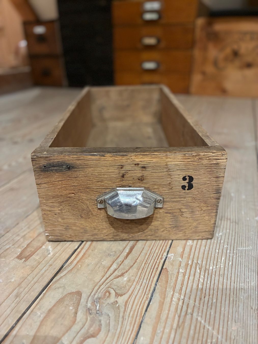 Transportkisten: Alte Schublade mit Muschelgriff – Gebraucht aus Steffisburg von Reitschel5