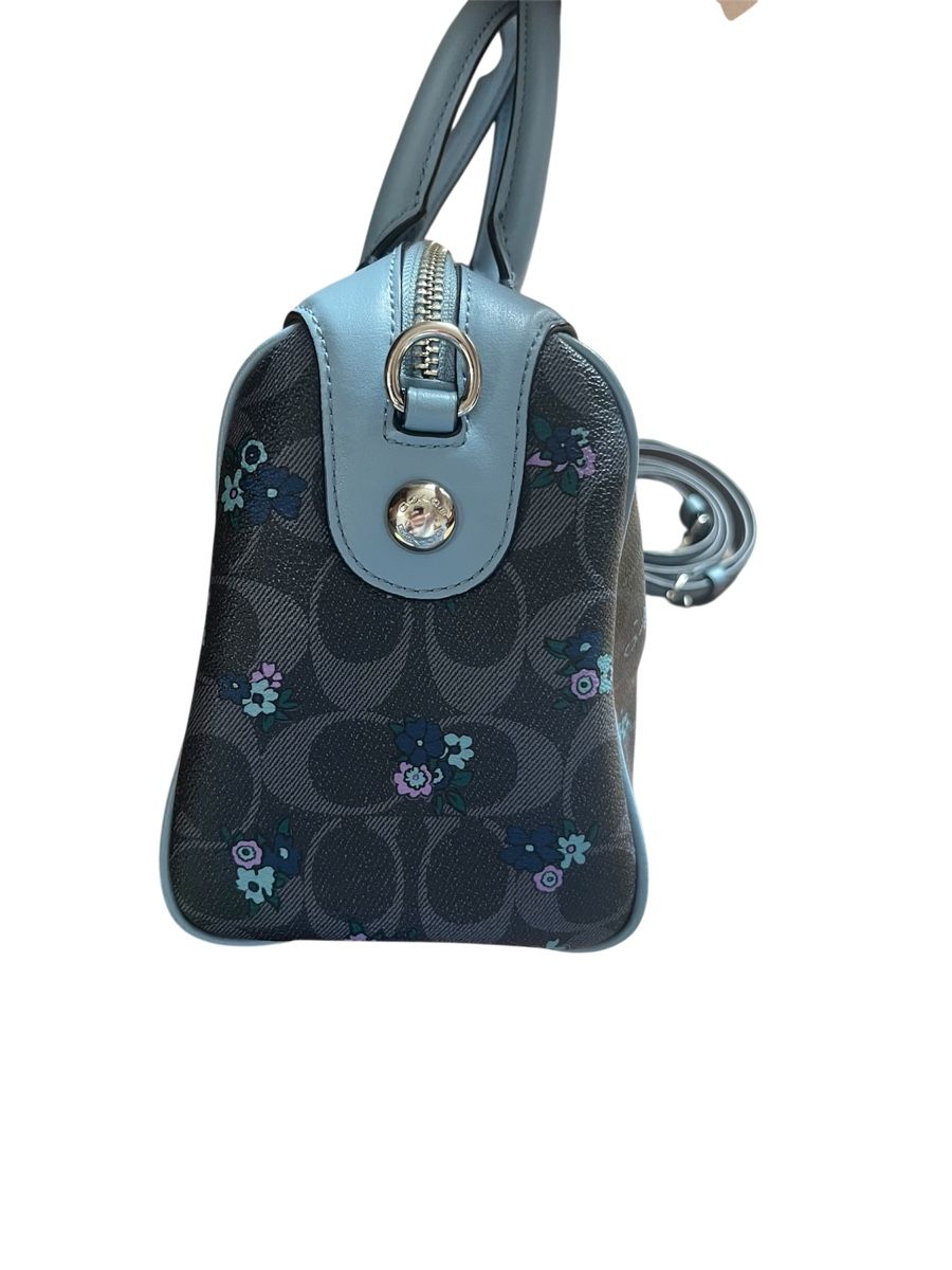 Coach Borse da donna: Sac à main Coach monogr. fleurs bleu clair cuir – Nuovo (secondo la descrizione) da Baulmes venduto da resel_.tm 5