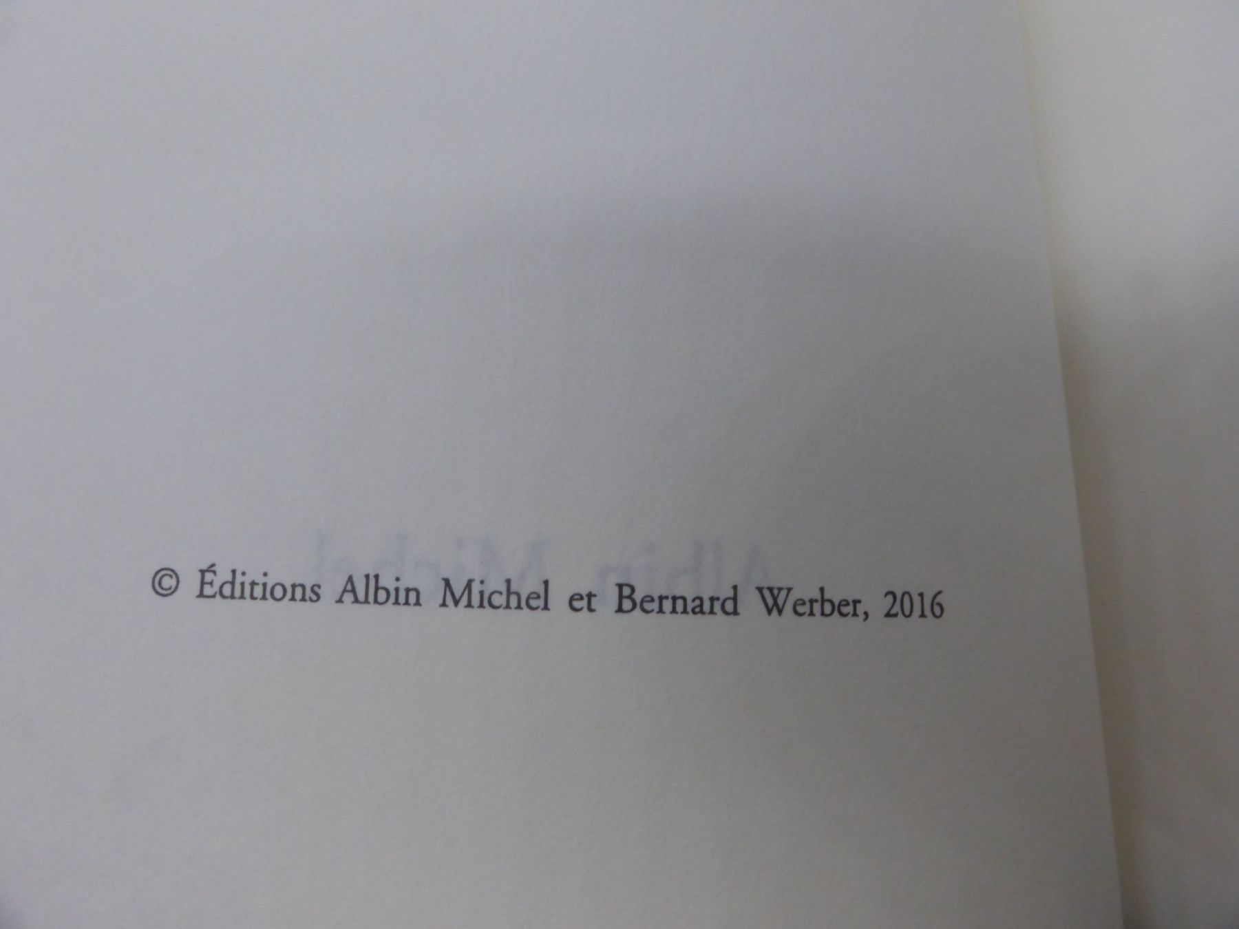 Libri: Bernard Werber - Demain les chats - 2016 – Usato da Porrentruy venduto da Kim017 2