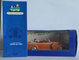 Tintin N°15 Taxi New Delhi Cadillac Atlas 1/43 + certif