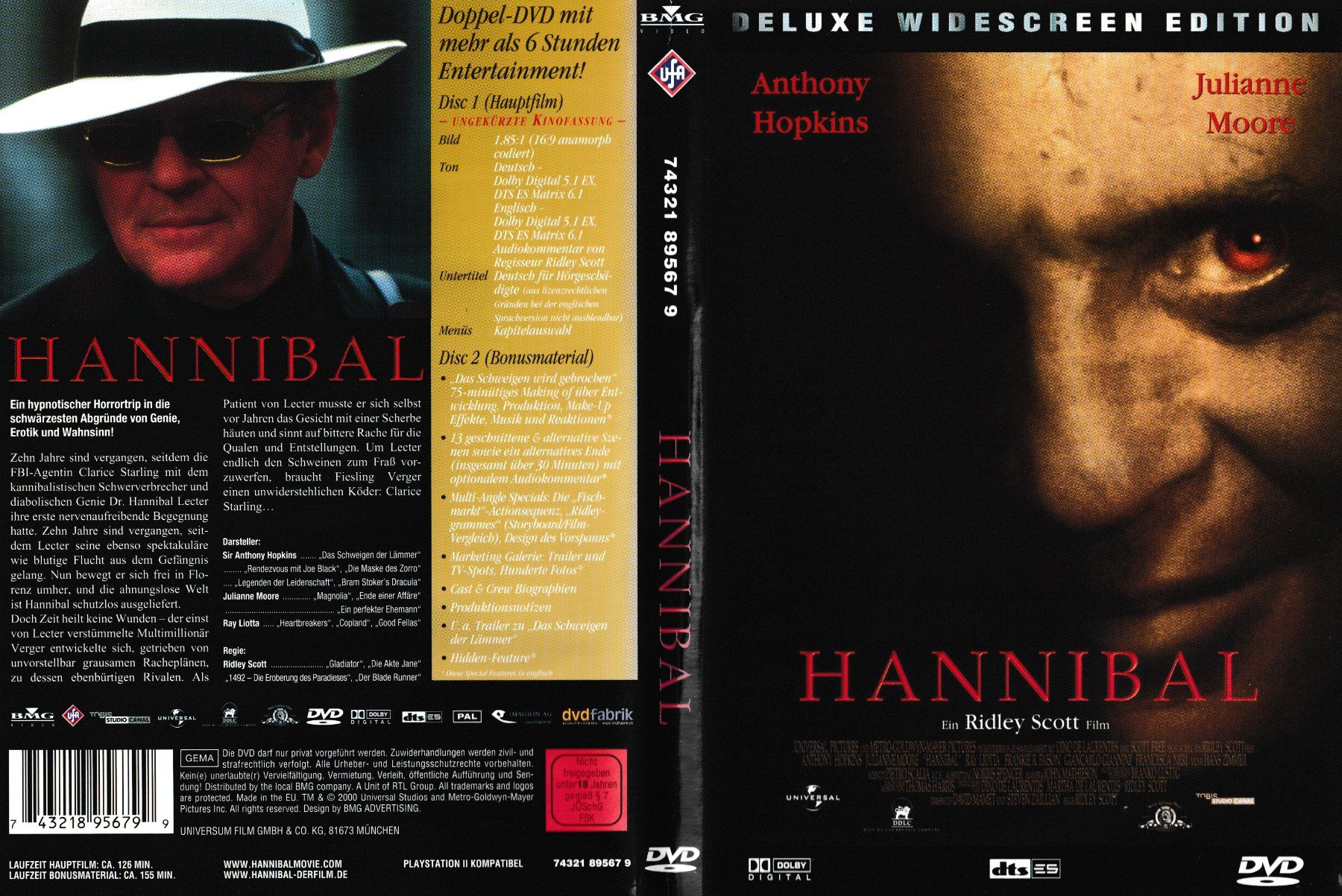 Alle DVDs: DVD - Hannibal – Gebraucht aus Langnau am Albis von MediaRescuerKeLoX