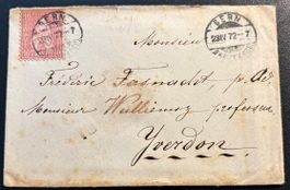 Schweizer Briefmarke Umschlag leer
