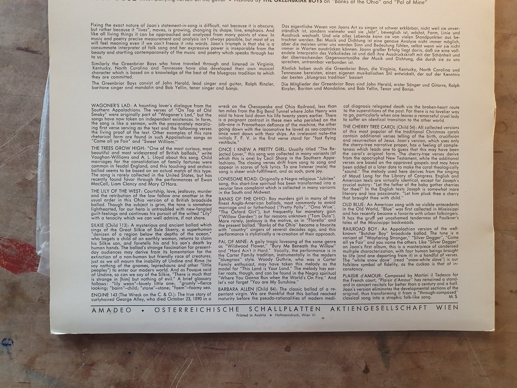 Dischi in vinile: LP Joan Baez II – Usato da Zürich venduto da loosebone 3