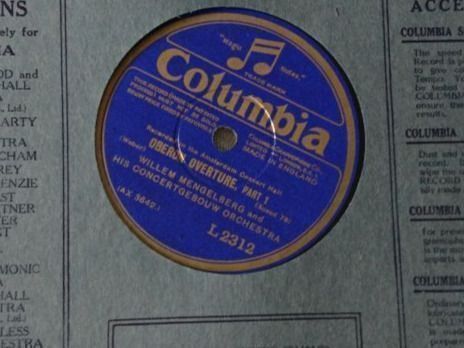Dischi in vinile: Weber Oberon Overture Schellack LP – Usato da Luzern venduto da Einh0rn 2