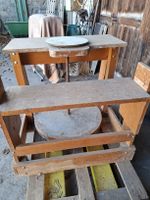 Töpferscheibe aus Holz - Ideal für Hobby-Töpfer!