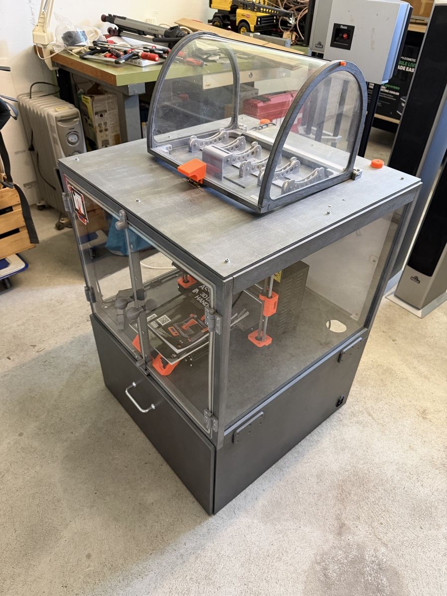 Prusa Stampanti 3D: Prusa i3 MK3S+ 3D-Drucker mit Raspberry Pi, Webcam & Gehäuse – Usato da Bauma venduto da RyMa 1
