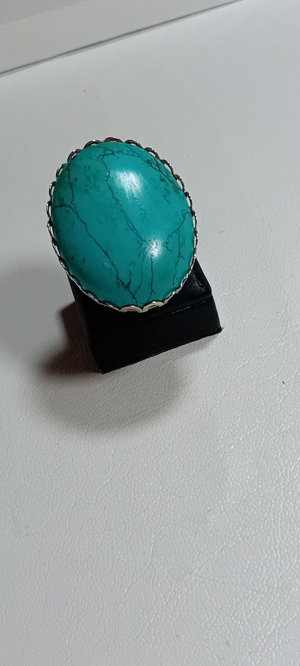 Ringe: ring antiksilber oval mit türkis – Neu (gemäss Beschreibung) aus Basel von bij_5hqd 2