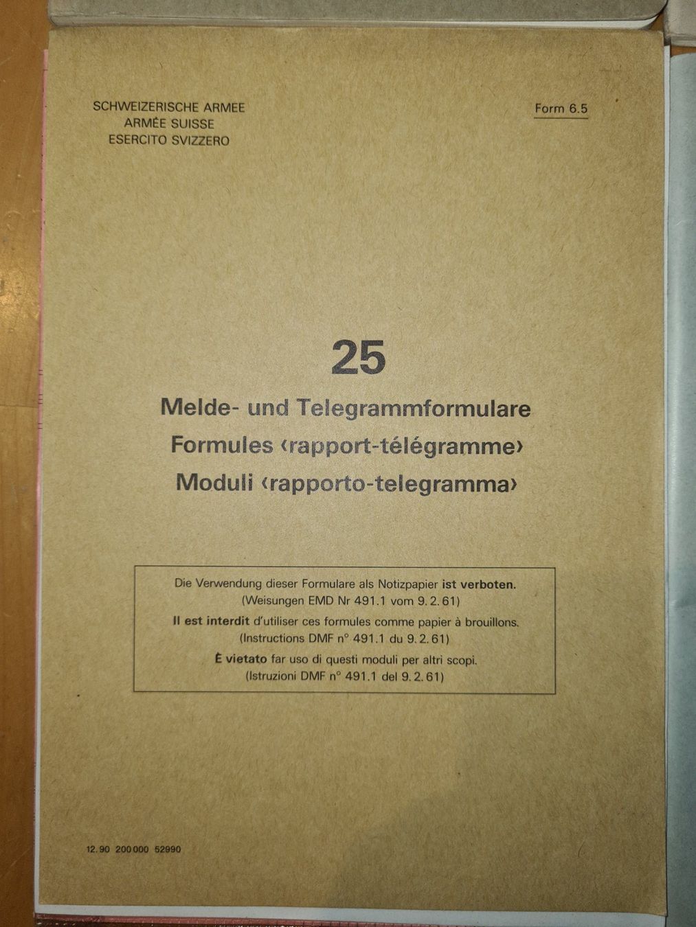 Libri: Schweizer Armee > Verschiedene Reglemente / Büchli im Set. – Usato da Obermumpf venduto da oiskypoisky 4