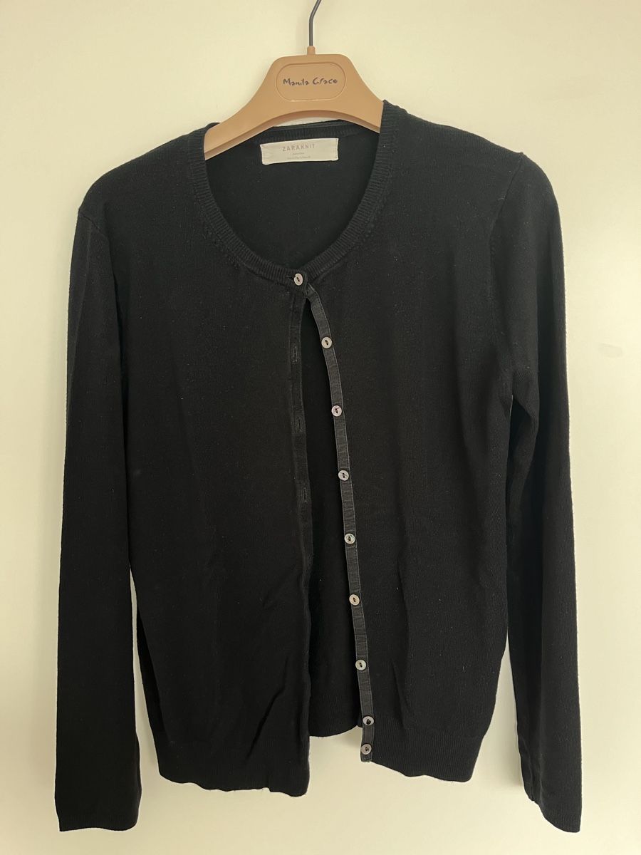 Canottiere & Pantaloni: Black cardigan Zara, size S – Usato da Bern venduto da val_kw6s