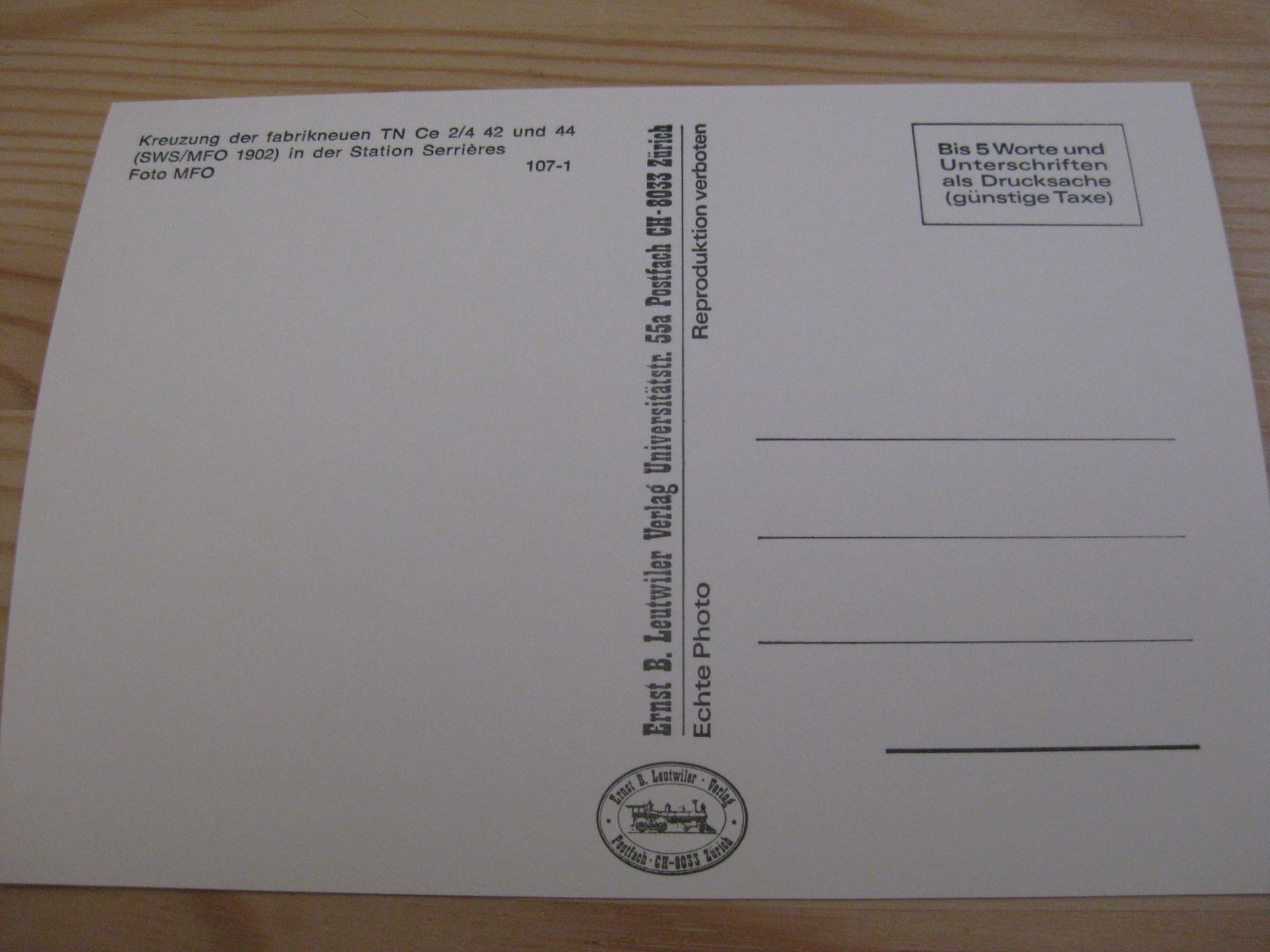 Cartoline postali: AK Serrières Bahnhof mit Tram – Nuovo (secondo la descrizione) da Malters venduto da Marosko 1