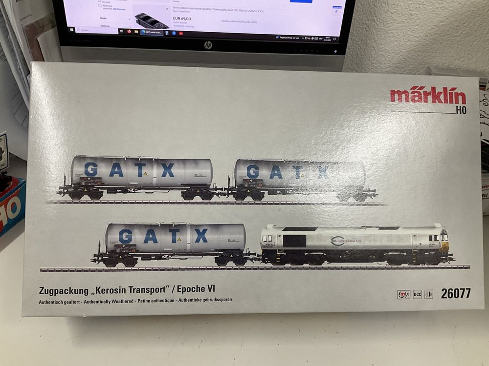 Märklin 26077 Zugpackung Kerosin Trans.Ep. VI 26077,NEU, mfx (Neu und ...