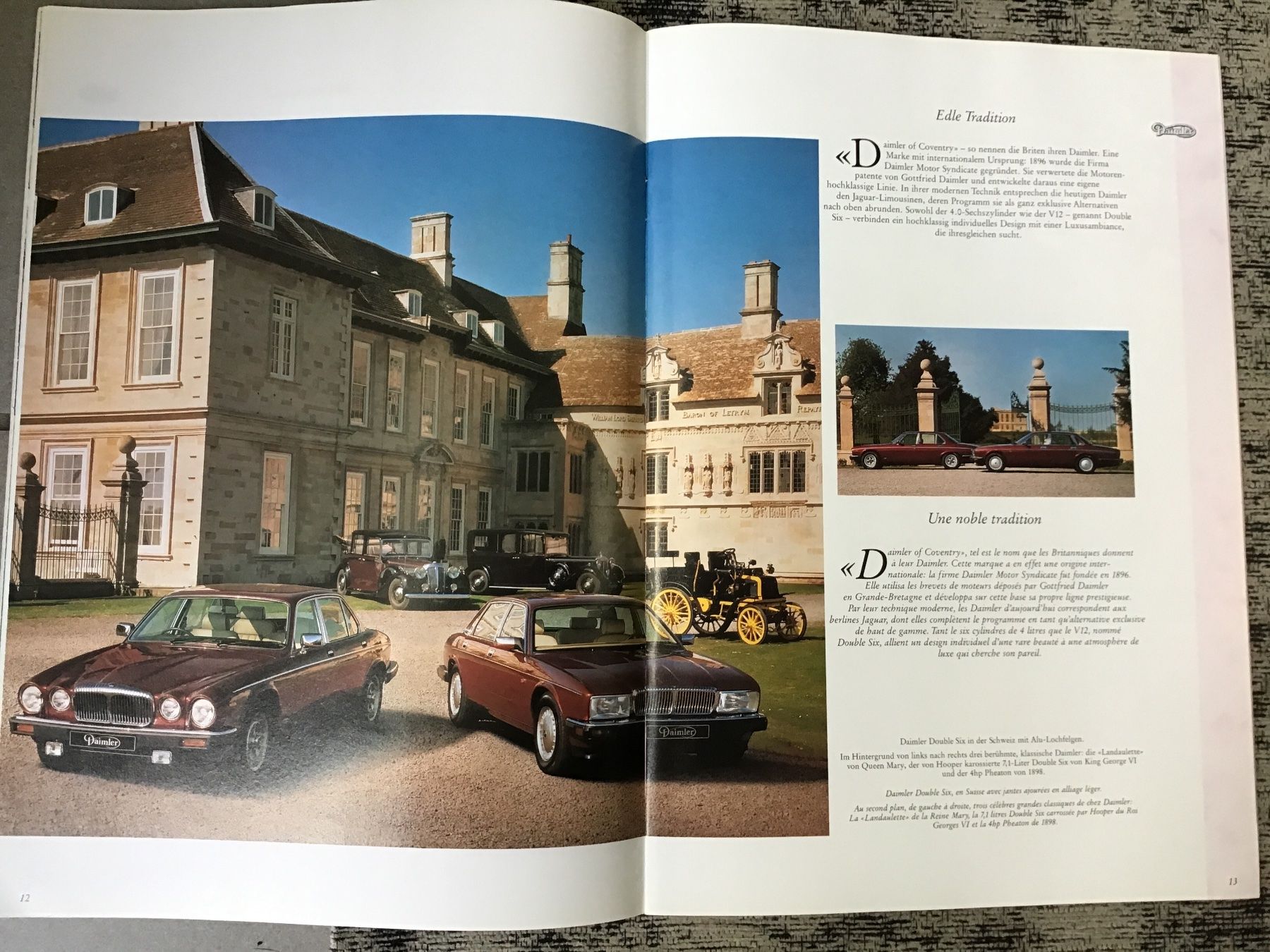 Jaguar Documenti: Jaguar Daimler XJS Verkaufsprospekt Programm ca. 1992 – Usato da Scherzingen venduto da Starseller62 4