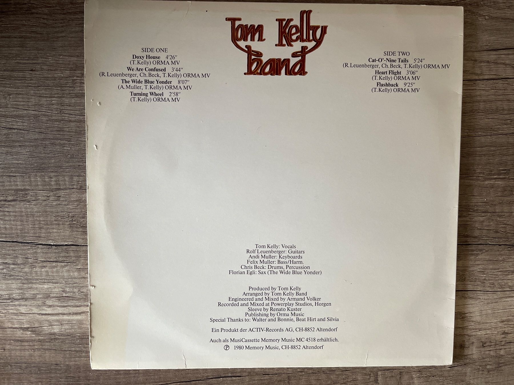 Dischi in vinile: S1046/Tom Kelly Band Breakdown LP – Usato da Frutigen venduto da Philippe_jsp 1