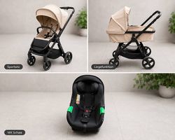 Kinderkraft Kinderwagen 3in1 / beige