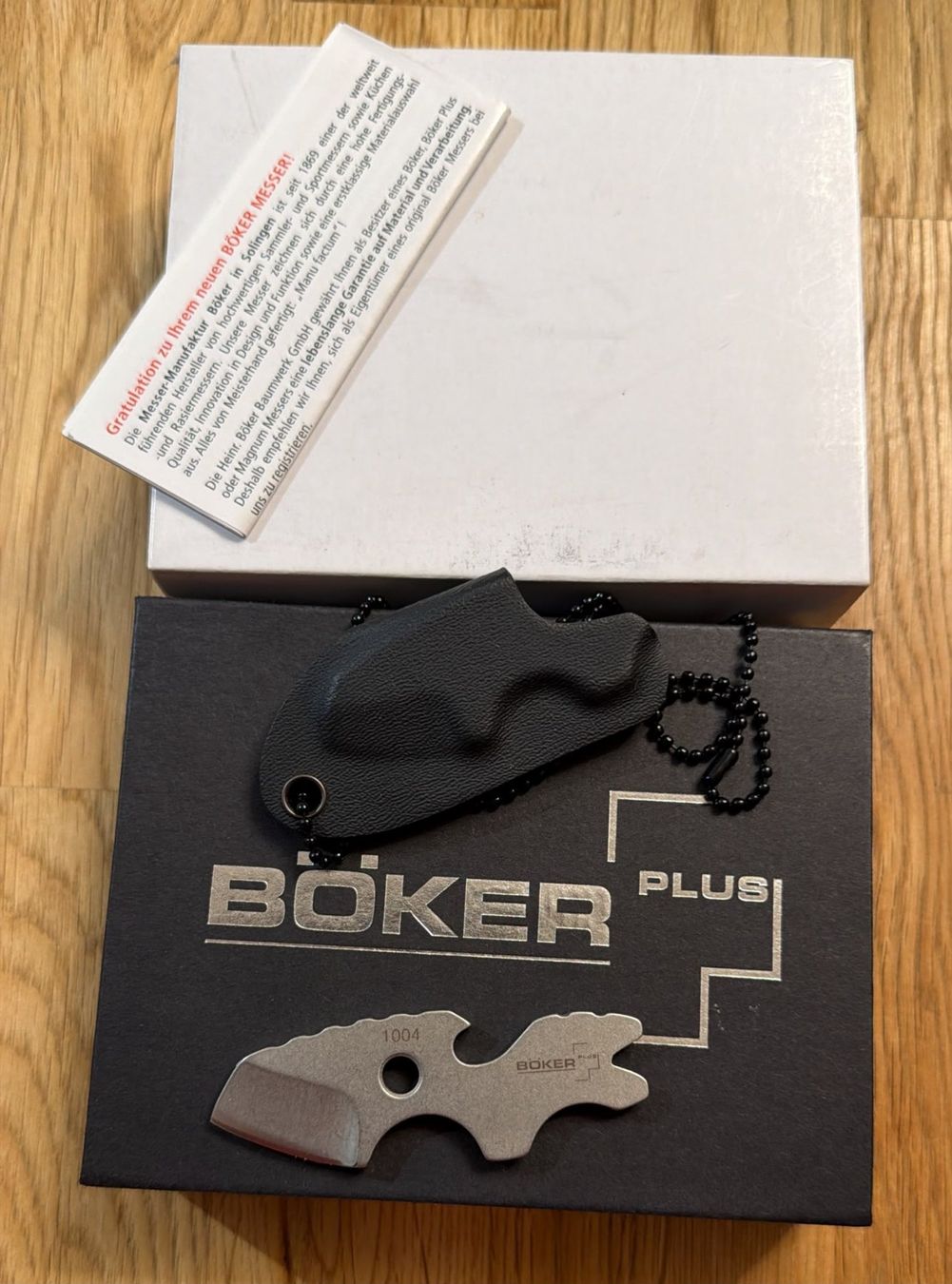 Accessoires: BöKER PLUS  IWA 2013 MESSER – Neuf avec emballage d'origine à Zürich par Frei-Occasionen 4