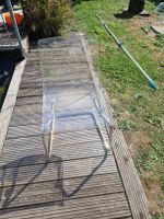 6 Freischwinger Stühle transparent Chrom gebraucht