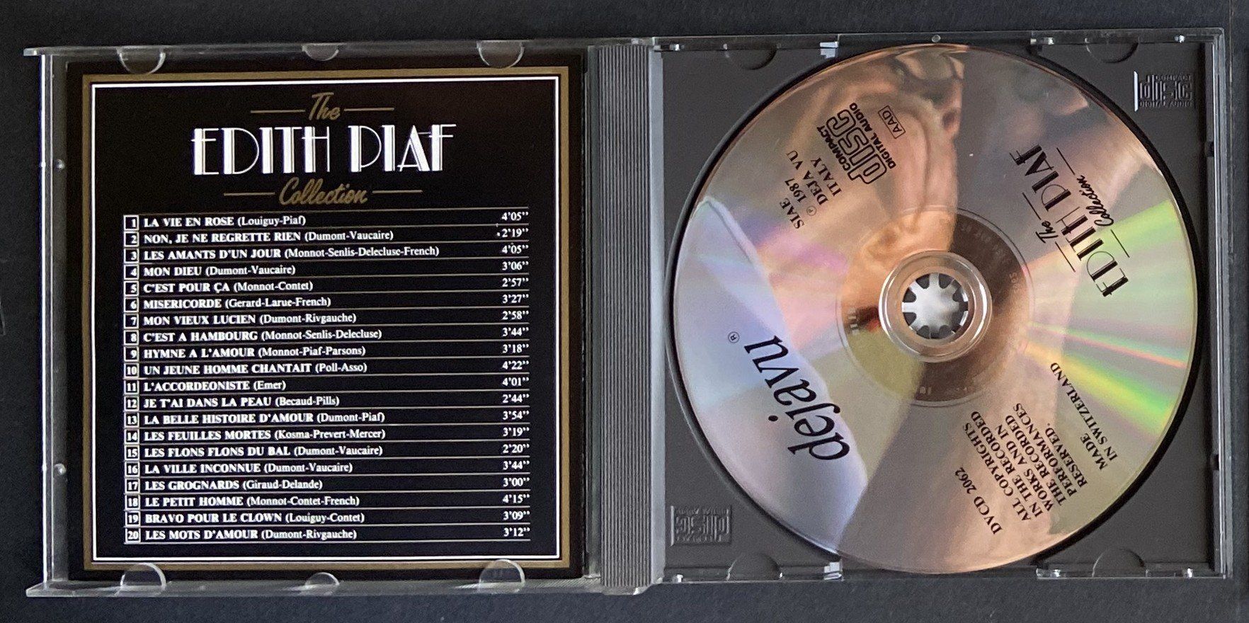CD: CD "The Edith Piaf Collection 20 Golden Greats" – Usato da Böckten venduto da Hansi36 1