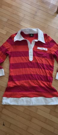 Damen Polo Shirt gestreift Grösse M Bogner