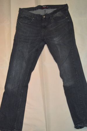 Jeans Identic Slim W36 L32 grau und beige