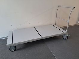 Tischwagen, Transportwagen, Plattformwagen mit Griff, Wagen