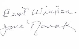 Jane Novak 1896-1990 Autogramm signiert Karte 10x15cm