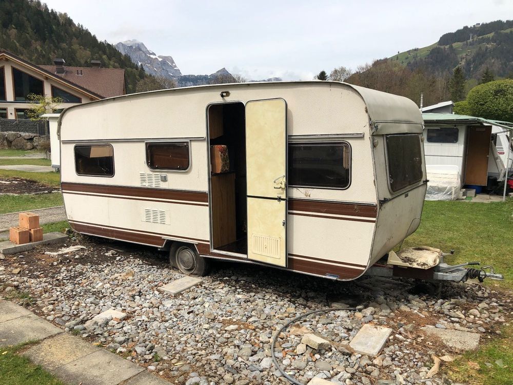 alter Wohnwagen ca. 35 Jahre Kaufen auf Ricardo
