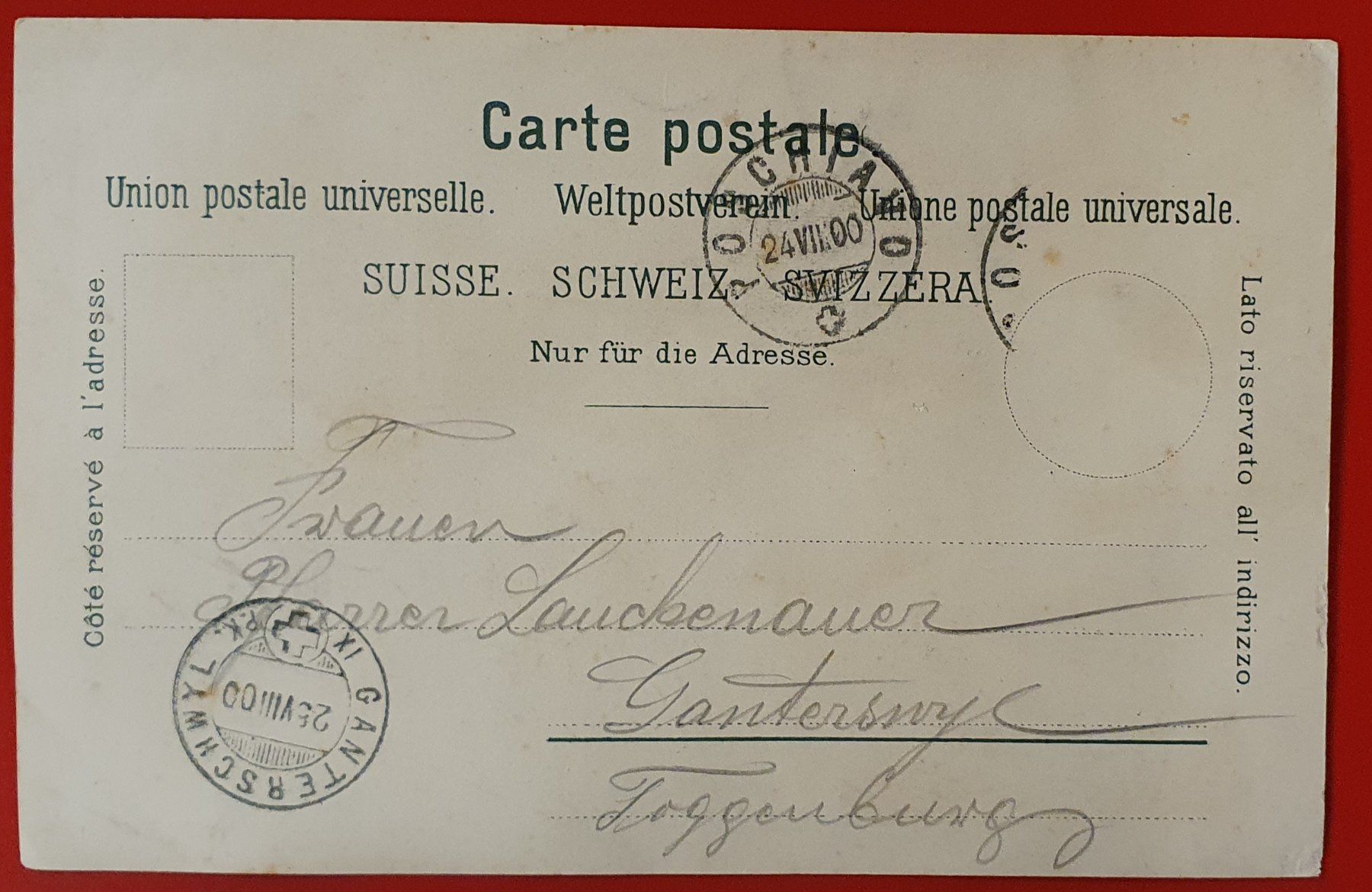 Cartoline postali: Gruss vom Bernina 1900 – Usato da Kreuzlingen venduto da Rschweiz1 1