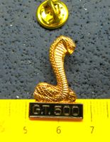AC COBRA GT500 FORD MUSTANG SHELBY AUTO LOGO GEPRÄGT GOLDIG