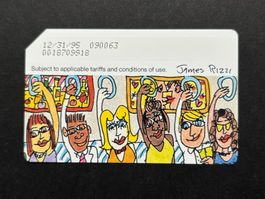James Rizzi, MetroCard New York, Design gebraucht 1995
