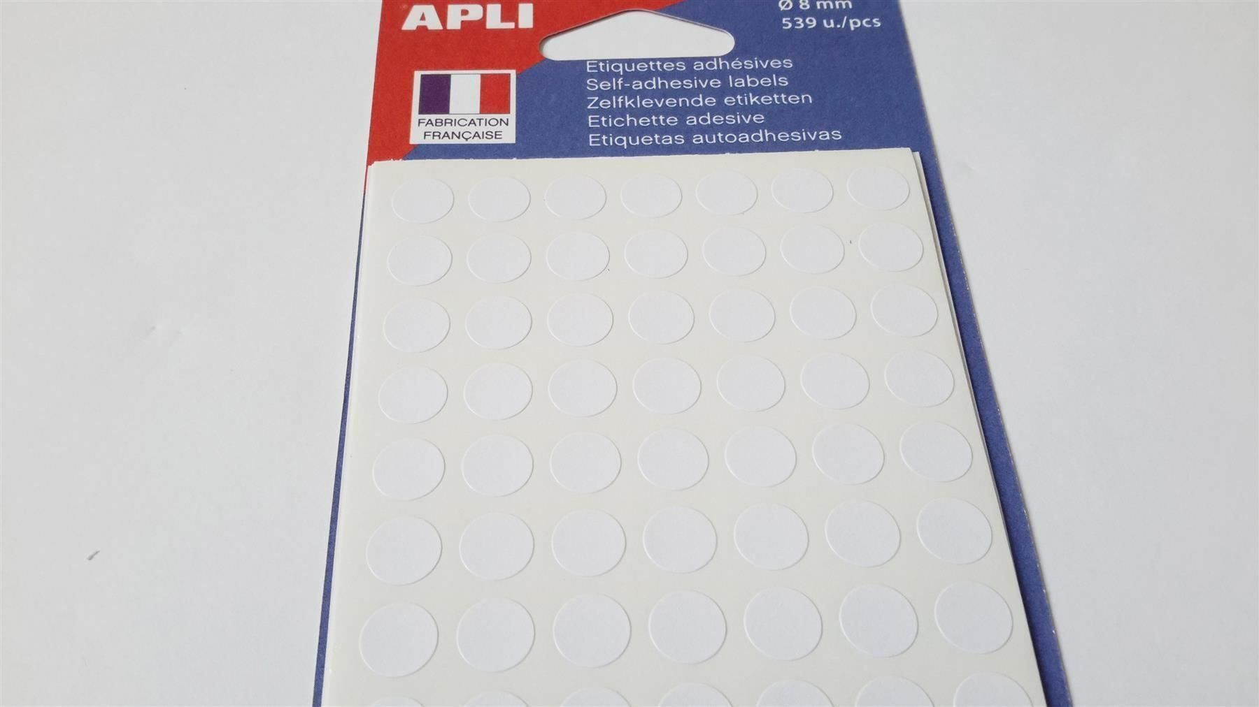 Sticker: Markierungspunkte, weiss, 8mm, 539 Stück – Nuovo e nell'imballaggio originale da St. Gallen venduto da cointec 3