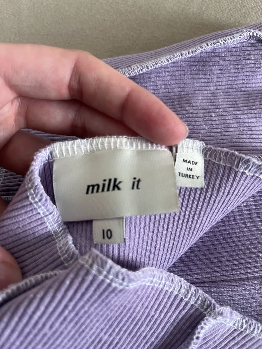 Tops: Haut dos nu violet Milk It – D'occasion à Zürich par Noemie1994 2