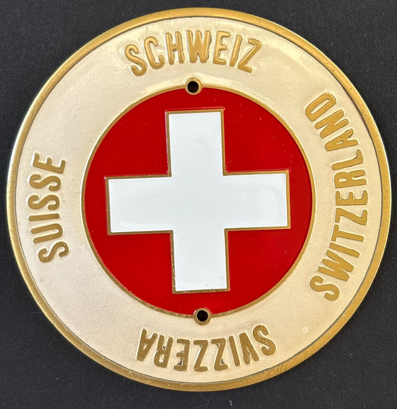 Swiss Placchette & Badge: VINTAGE PLAKETTE SWITZERLAND – Usato da Ostermundigen venduto da wini63