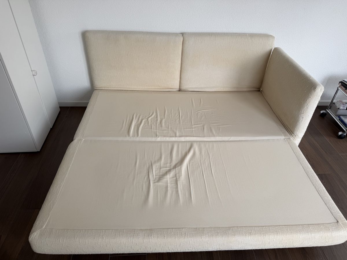 Divani: Schlafsofa beige mit Schlaffunktion – Usato da Hünenberg venduto da NadiaRa 4