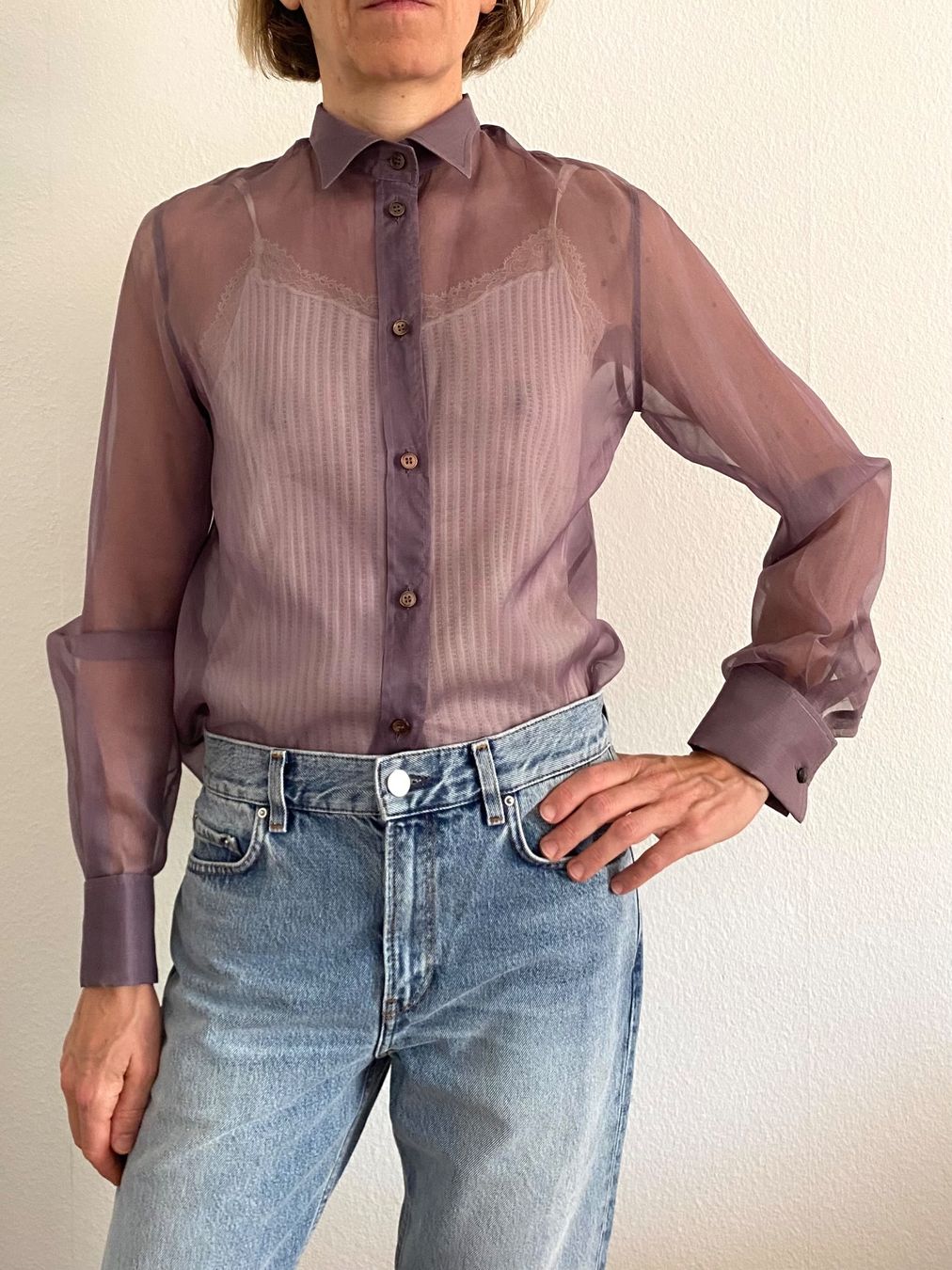 Paul Smith Camicette: PAUL SMITH Damenbluse, Flieder, Gr 40 – Usato da Zürich venduto da josephrofe