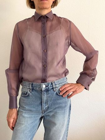 PAUL SMITH Damenbluse, Flieder, Gr 40